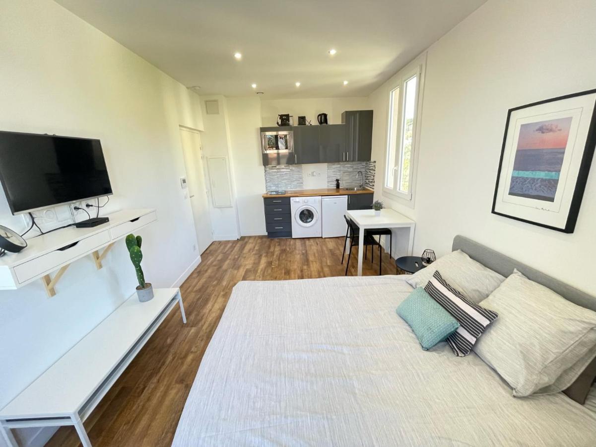 Nice Renting - Cambrai02 - Studio Beach Sea View - Ac - Promenade Des Anglais Luaran gambar