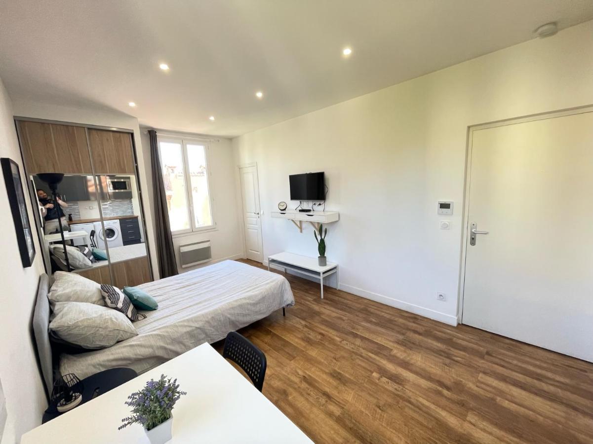 Nice Renting - Cambrai02 - Studio Beach Sea View - Ac - Promenade Des Anglais Luaran gambar