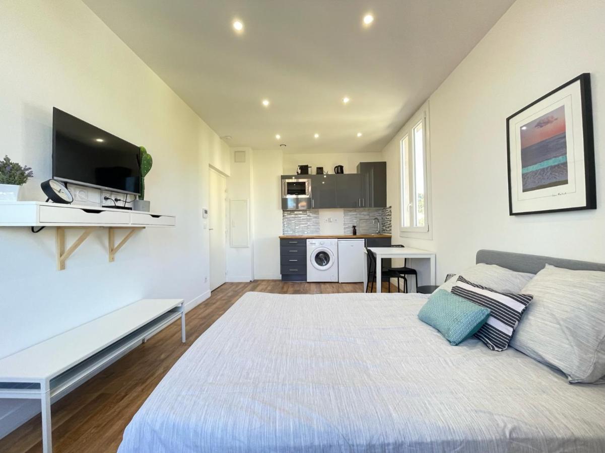 Nice Renting - Cambrai02 - Studio Beach Sea View - Ac - Promenade Des Anglais Luaran gambar
